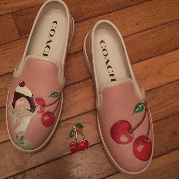 Coach Shoes - Women’s Coach Hot Fudge Sundae & Cherries Slip on